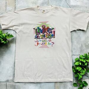 Tennessee River Gold Vintage Single Stitch WWJD Christian White T-Shirt Men's L